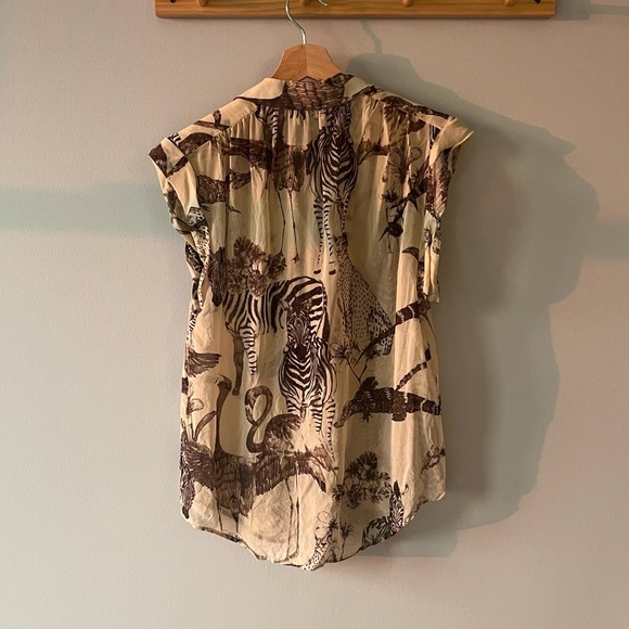 Madewell Silk Safari blouse - Picture 2 of 8